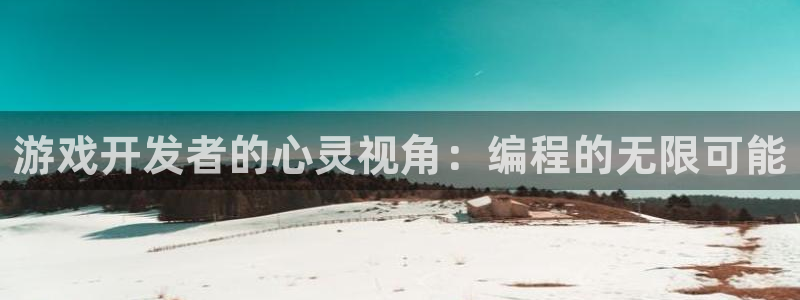 沐鸣2产7O777：游戏开发者的心灵视角：编程的无限可能